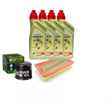 TAGLIANDO TRIUMPH SCRAMBLER 1200 XC 2019 OLIO CASTROL 15W50 FILTRO ARIA OLIO