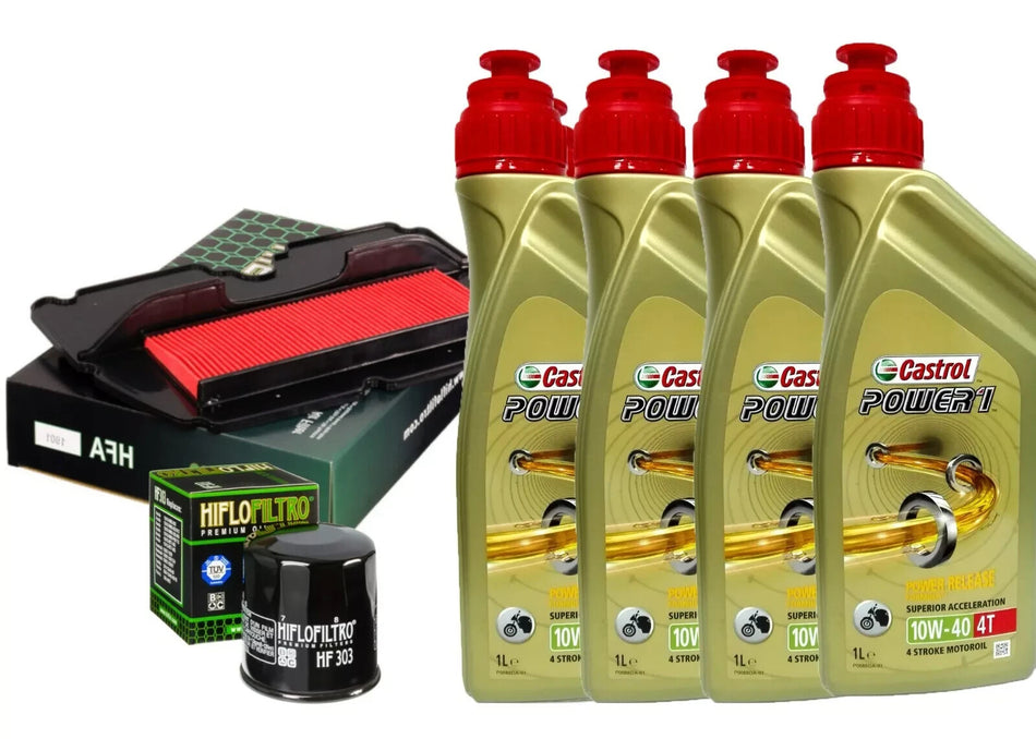 TAGLIANDO Honda CBR 900 RR Fireblade 1992/1999 Castrol 10W40 filtro olio aria