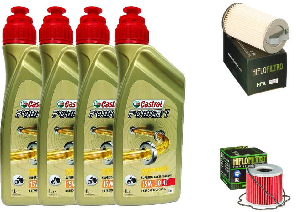 TAGLIANDO SUZUKI GSX 1000/1100 80/85 CASTROL 15W50 FILTRO ARIA OLIO 