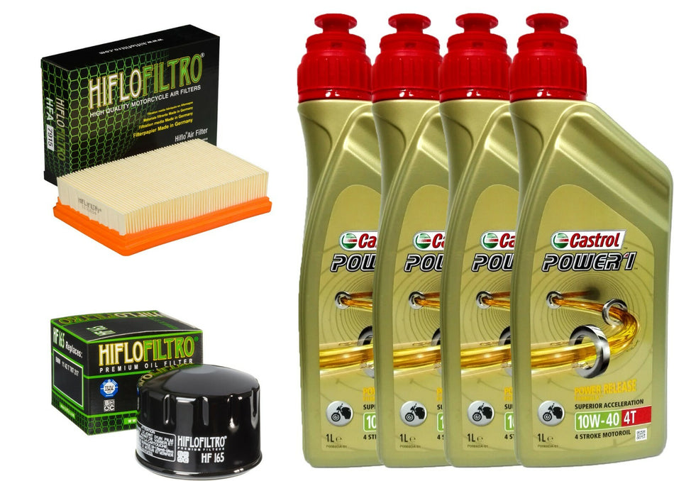 KIT TAGLIANDO BMW R 1200 GS ADV LC 13/18 CASTROL 10W40 FILTRO ARIA FILTRO OLIO