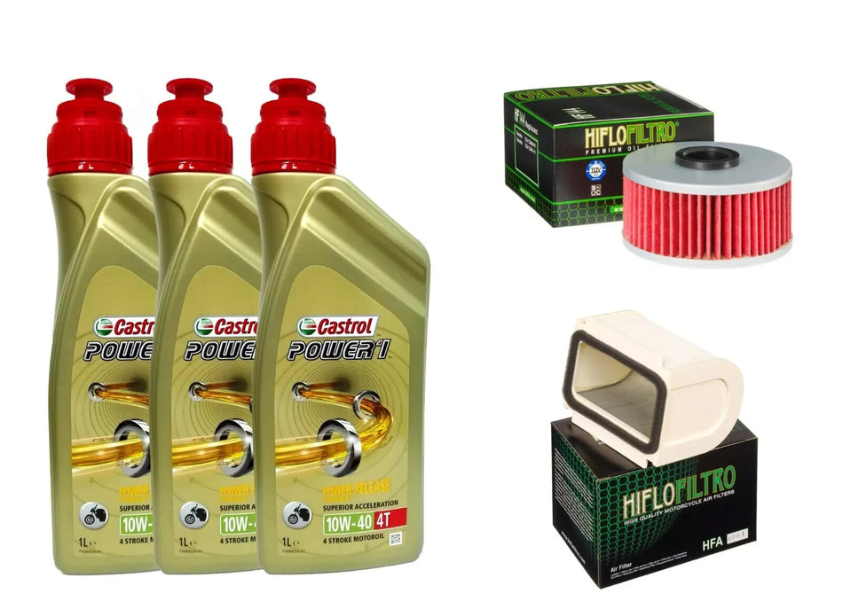 KIT/TAGLIANDO YAMAHA XJ 900 F 1984/1993 CASTROL POWER 1 10W40 FILTRO OLIO ARIA