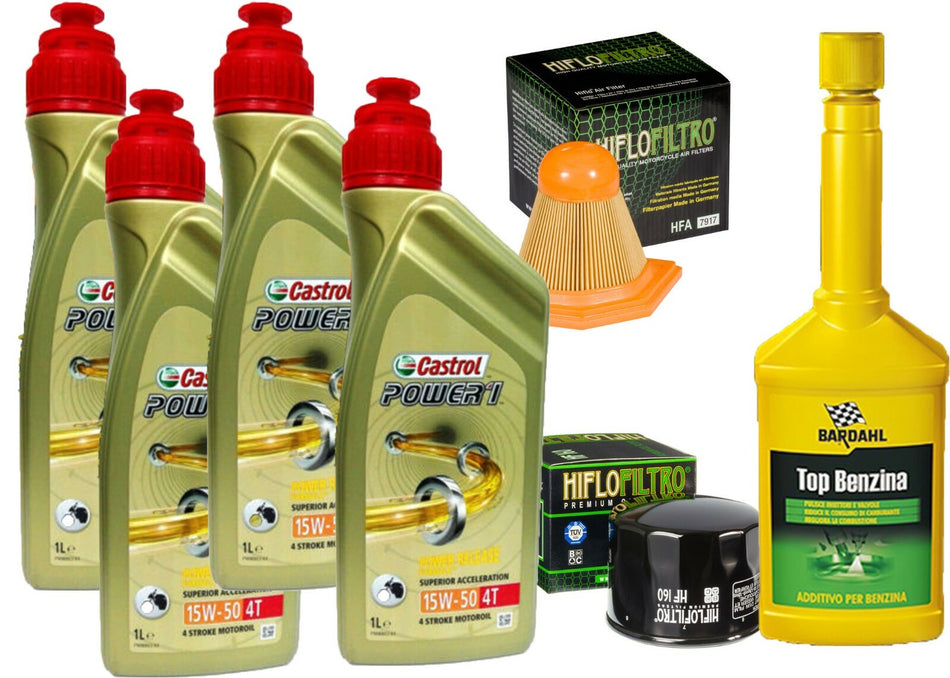 TAGLIANDO BMW K 1300 09/16  CASTROL 15W50 FILTRO OLIO FILTRO ARIA OMAGGIO TOP