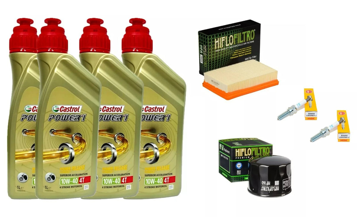 KIT/TAGLIANDO BMW R 1200 GS ENDURO 2013 CASTRTOL 10W40 FILTRI OLIO ARIA CANDELE