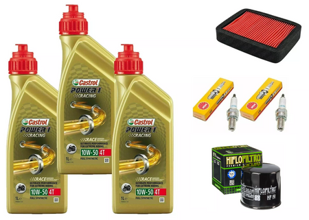 TAGLIANDO BENELLI LEONCINO 500 2016 2024 CASTROL 10W50 FILTRO OLIO ARIA CANDELE