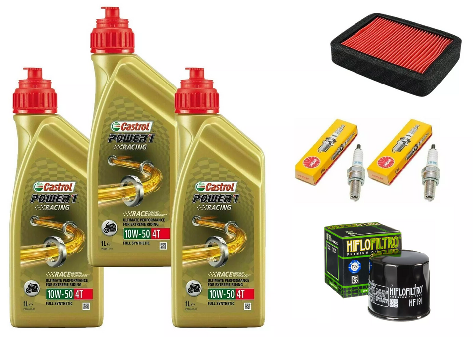 TAGLIANDO BENELLI LEONCINO 500 2016 2024 CASTROL 10W50 FILTRO OLIO ARIA CANDELE
