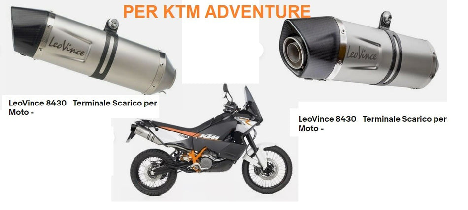 LeoVince 8430 Terminale Scarico per Moto