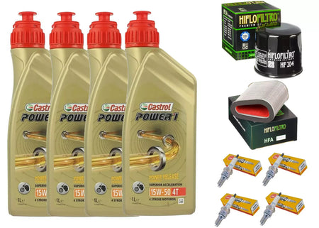 HONDA CBF 1000 F/ABS KIT/TAGLIANDO CASTROL POWER1 15W50 FILTRO OLIO ARIA CANDELE