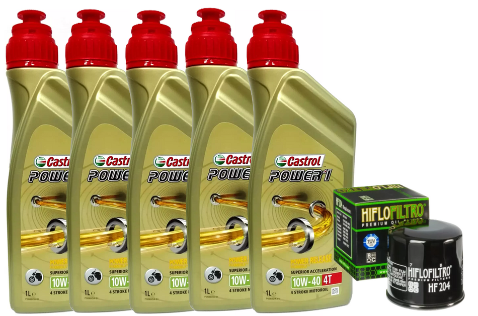 TAGLIANDO HONDA CRF AFRICA TWIN 1100 5 LITRI OLIO CASTROL 10W40 + FILTRO OLIO