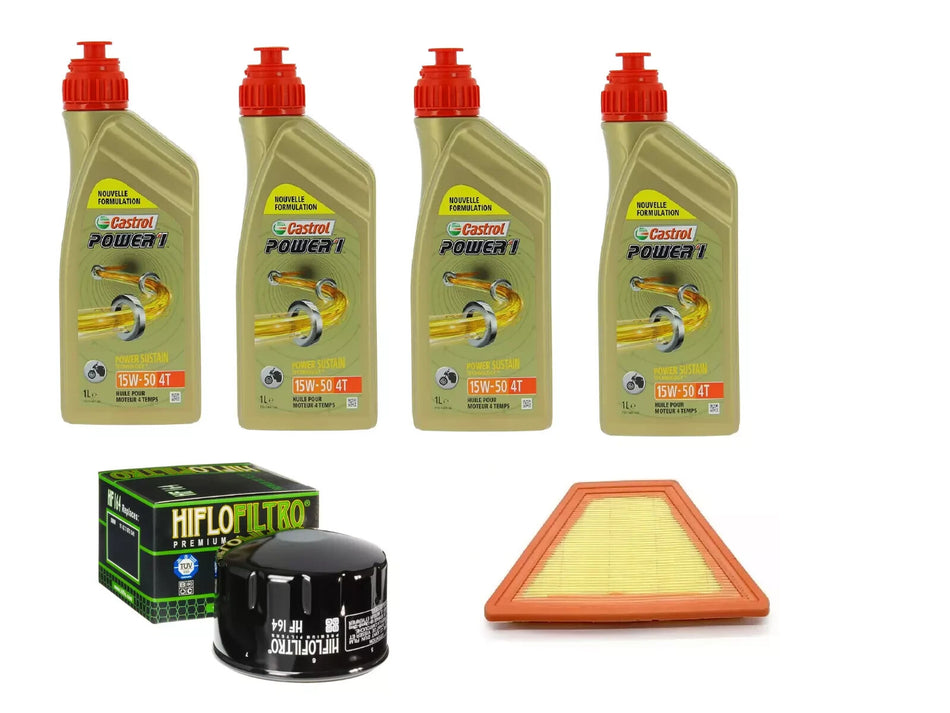 TAGLIANDO BMW R 18 1800 2020/2024 OLIO CASTROL POWER 1 15W50 FILTRO OLIO E ARIA
