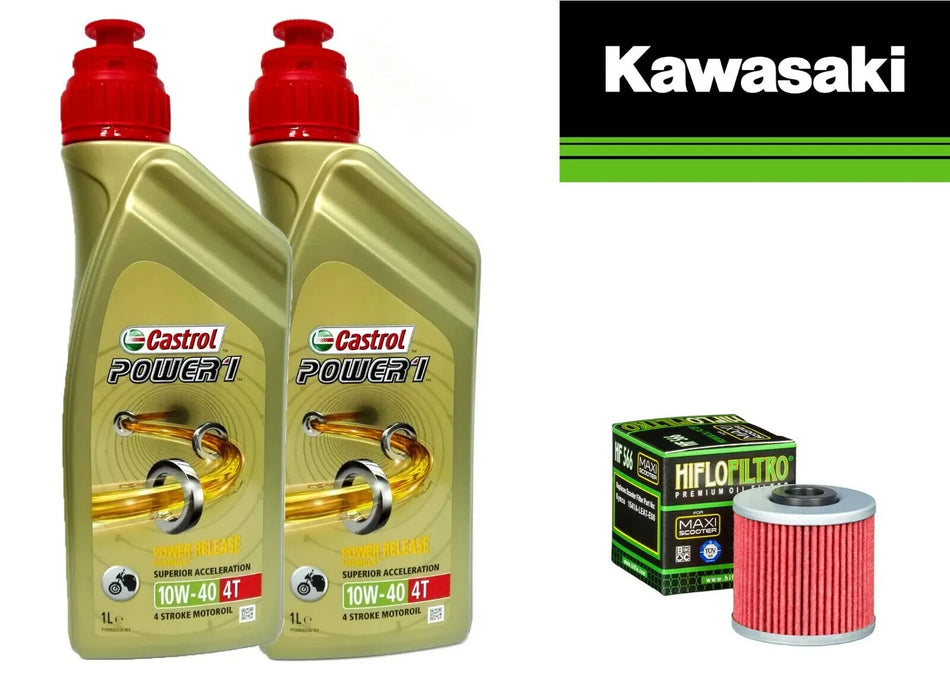KIT/TAGLIANDO Kawasaki J/300 2014 AL 2018 Castrol Power 1 10W40 + filtro olio