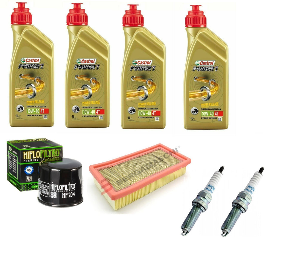 TAGLIANDO TRIUMPH SCRAMBLER 1200 XC 2019 CASTROL  10W40 FILTRO ARIA OLIO CANDELE