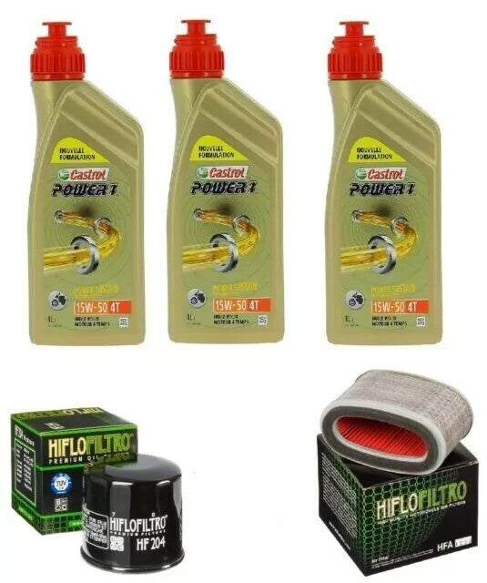 HONDA  VT C SHADOW 750 KIT TAGLIANDO CASTROL POWER 1 15W50 FILTRO OLIO ARIA