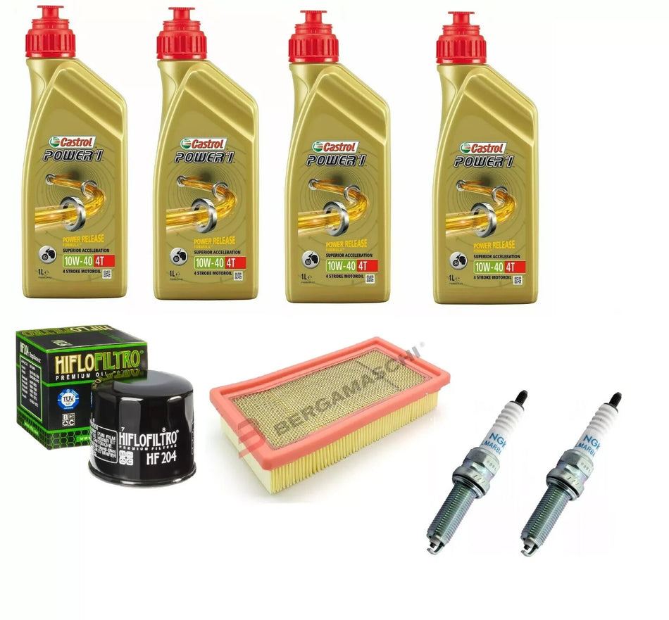 TAGLIANDO TRIUMPH SCRAMBLER 1200 XC 2019 CASTROL  10W40 FILTRO ARIA OLIO CANDELE