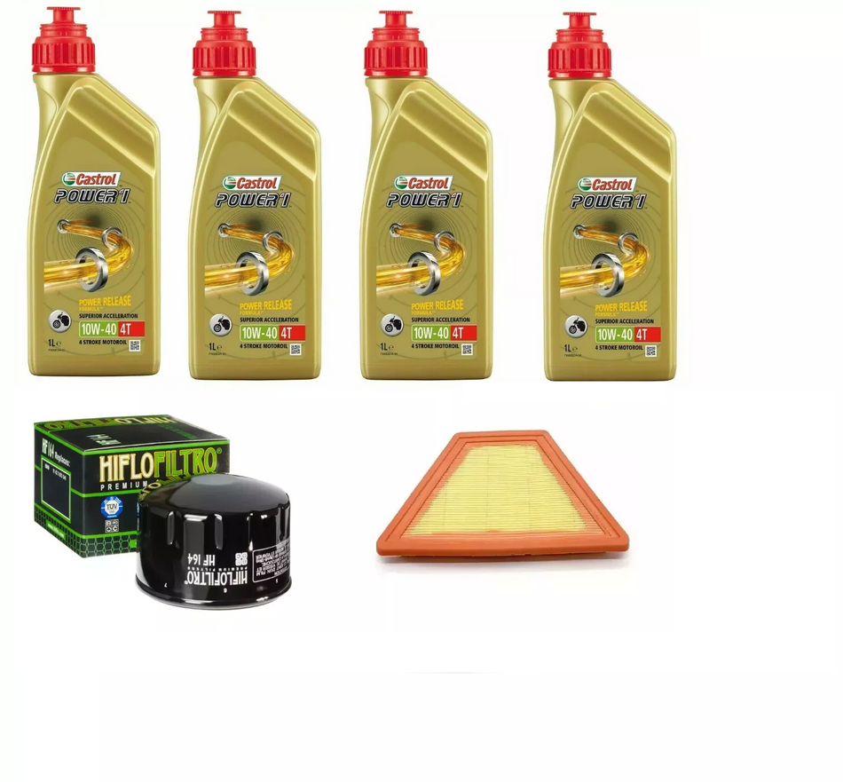 TAGLIANDO BMW R 18 1800 2020/2024 OLIO CASTROL POWER 1 10W40 FILTRO OLIO E ARIA