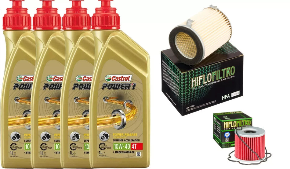 SUZUKI GSX 1000 1982 1987 TAGLIANDO CASTROL 10W40 FILTRO ARIA OLIO HIFLO