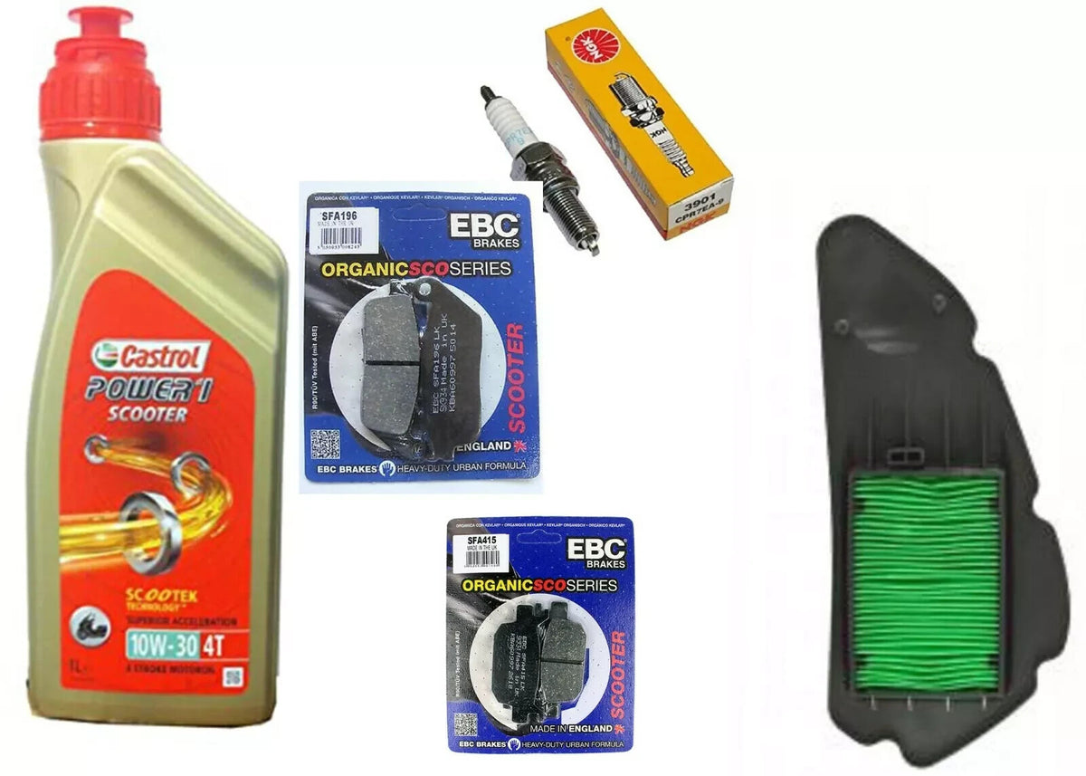 KIT TAGLIANDO HONDA SH 125/150 IE 2017 2019 OLIO CANDELA  FILTRO ARIA PASTIGLIE