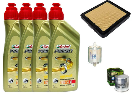 KIT/TAGLIANDO BMW K 75 RT 1989 1996 CASTROL 15W50 FILTRO OLIO ARIA BENZINA