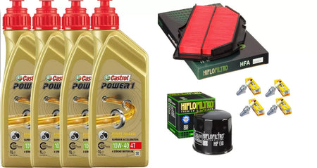 SUZUKI GSX-R600 2001 2003 TAGLIANDO CASTROL 10W40 FILTRO ARIA OLIO CANDELE