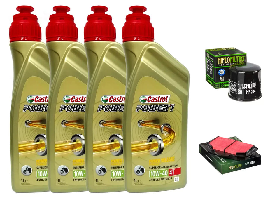 KIT TAGLIANDO YAMAHA XT 1200 Z SUPER TENERE 2010 CASTROL 10W40 FILTRO OLIO ARIA