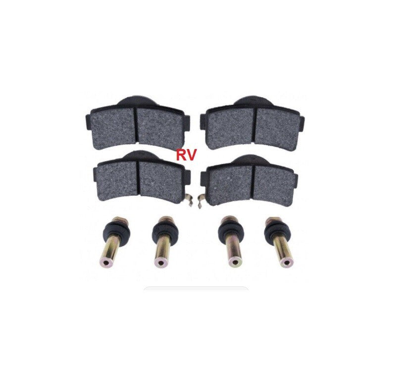 PASTIGLIE PATTINI FRENO ANTERIORE LIGIER MICROCAR CON KIT REVISIONE PINZA FRENO