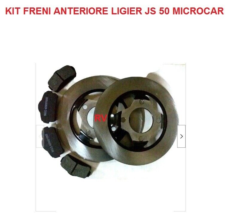LIGIER dischi freno anteriore Ø 220 con pastiglie LIGIER JS50 IXO MGO M8 DISCO