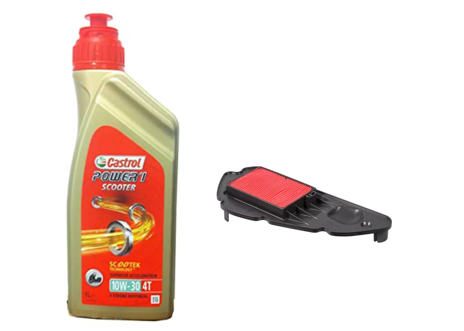 KIT/TAGLIANDO HONDA SH 125 150 i  2017 2018 2019 CASTROL 10W30 FILTRO ARIA