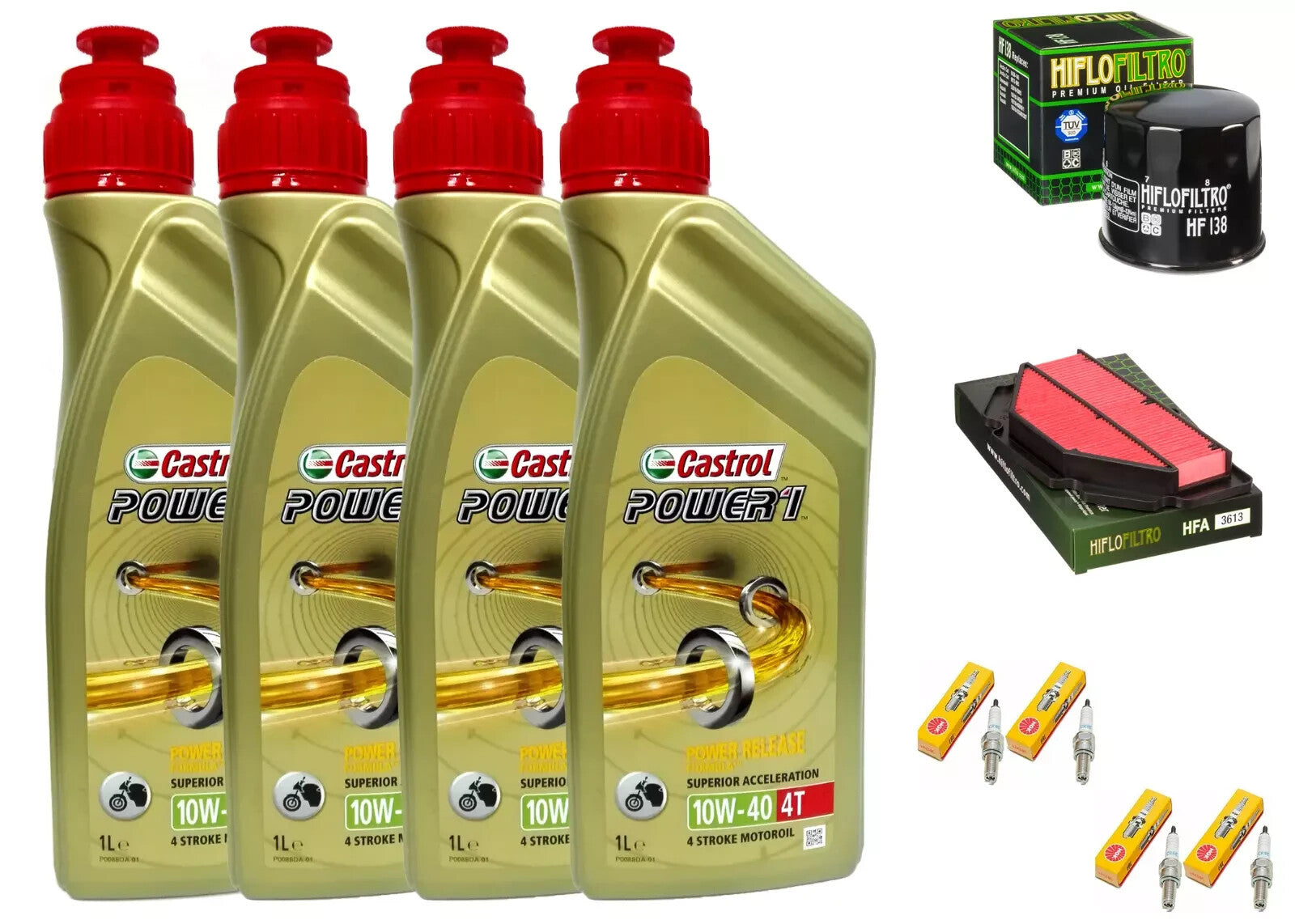 TAGLIANDO Suzuki GSR Yoshimura 600 2010 CASTROL 10W40 FILTRO OLIO ARIA CANDELE
