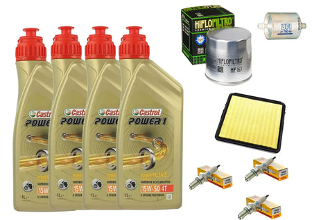 TAGLIANDO BMW K 75 C 1985/1988 CASTROL 15W50 FILTRO OLIO ARIA BENZINA CANDEL