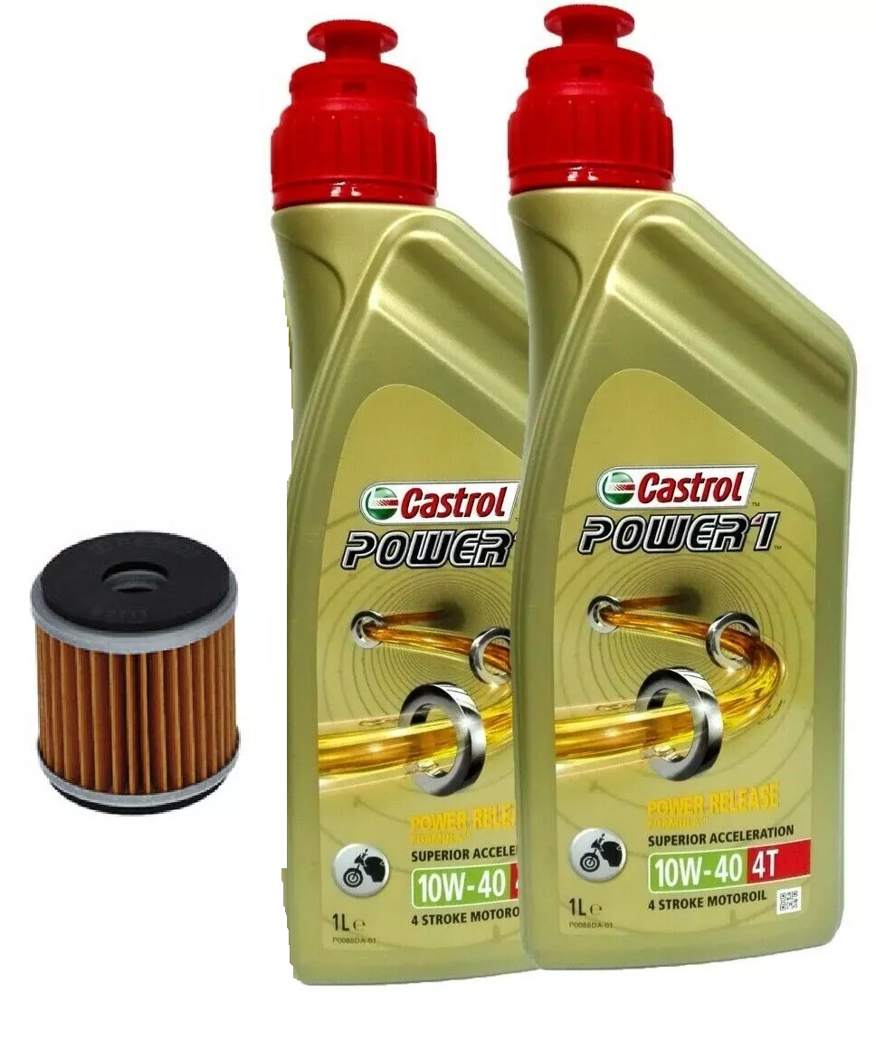 TAGLIANDO BENELLI LEONCINO 250 2016 2018 CASTROL POWER 1 10W40 FILTRO OLIO HIFLO