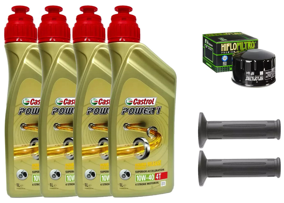 KIT/TAGLIANDO BMW R 1200 GS 2004/2009 CASTROL 10W40 FILTRO OLIO ARIA MANOPOLE