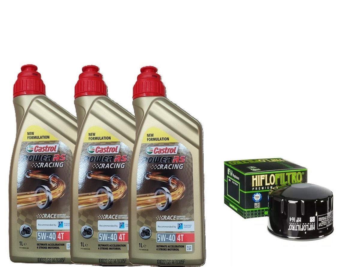 KIT TAGLIANDO BMW CASTROL POWER  RACING 5W40 FILTRO OLIO BMW C 650 GT 2012/2016