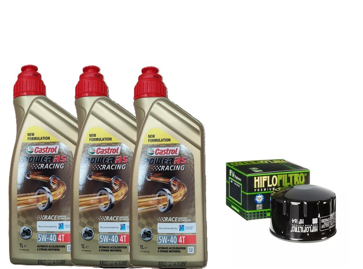 KIT TAGLIANDO BMW CASTROL POWER  RACING 5W40 FILTRO OLIO BMW C 650 GT 2012/2016