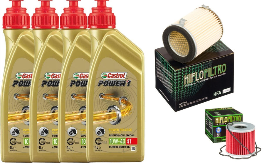 SUZUKI GSX 1000 1982 1987 TAGLIANDO CASTROL 10W40 FILTRO ARIA OLIO HIFLO