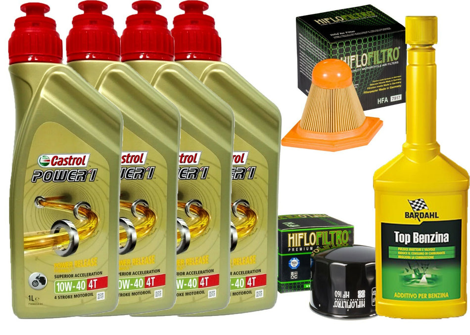 TAGLIANDO BMW K 1300 09/16 CASTROL 10W40 FILTRO OLIO FILTRO ARIA OMAGGIO TOP