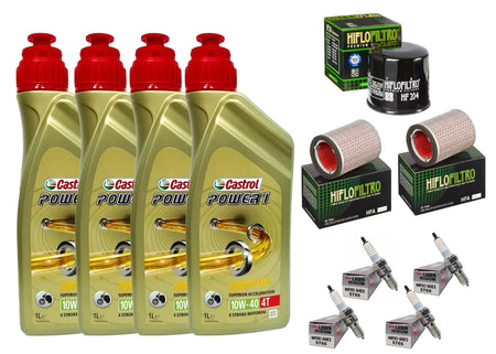 KIT/TAGLIANDO HONDA CBR/1000 RR FIREBLADE CASTROL 10W40 FILTRO OLIO ARIA CANDELE