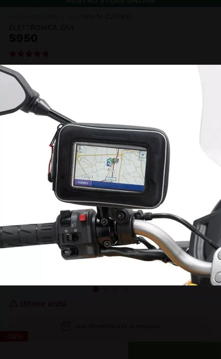 Porta navigatore universale S950 GIVI Per Moto