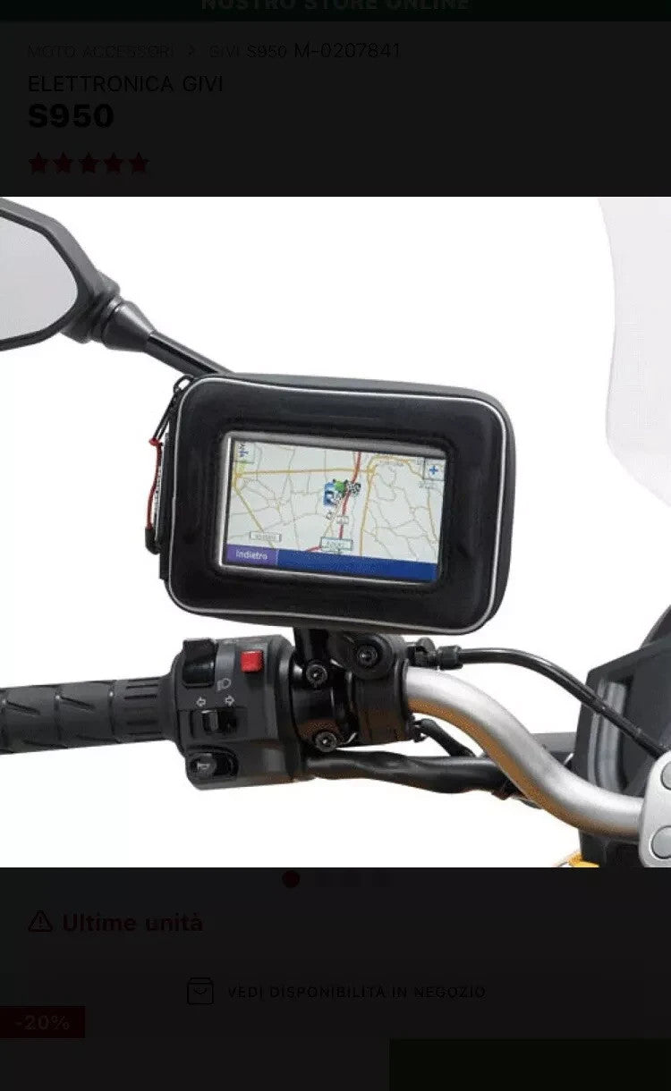 Porta navigatore universale S950 GIVI Per Moto