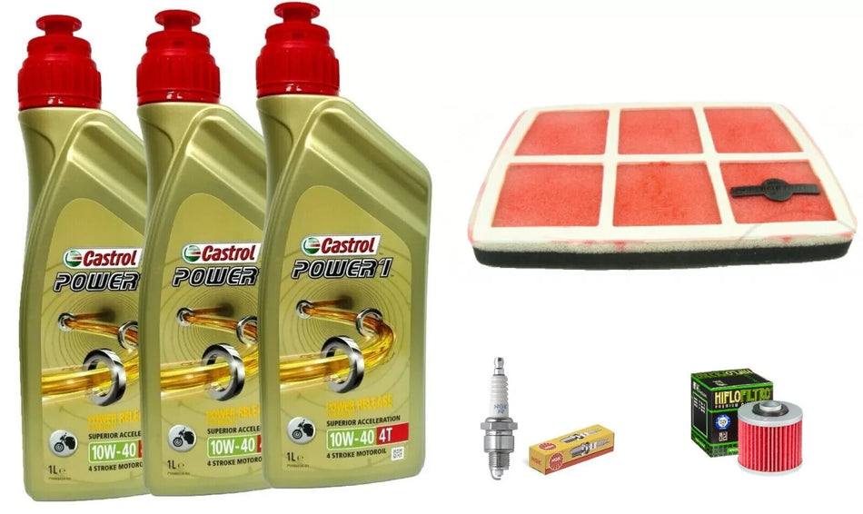 YAMAHA TT 600 R 1998 1999 TAGLIANDO CASTROL POWER 10W40 FILTRO OLIO ARIA CANDELA