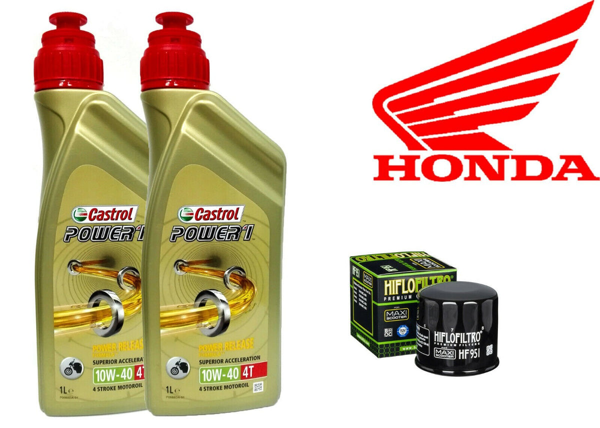 TAGLIANDO HONDA X ADV 350 2022 2025 OLIO CASTROL 10W40 FILTRO OLIO HIFLO