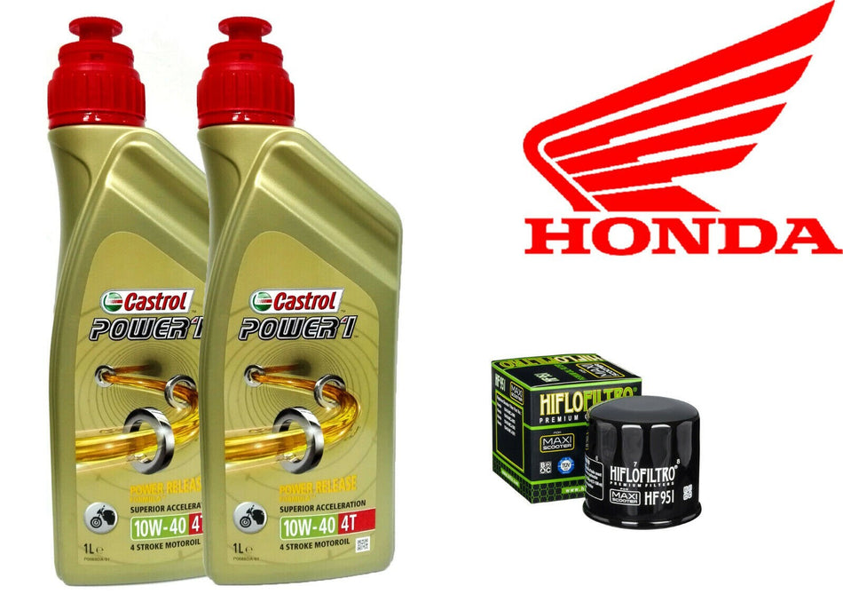 TAGLIANDO HONDA X ADV 350 2022 2025 OLIO CASTROL 10W40 FILTRO OLIO HIFLO