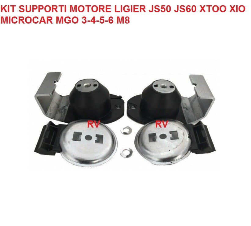 KIT SUPPORTO MOTORE LIGIER XTOO R S RS IXO JS50 JS60 DUE MICROCAR MGO 3,4,5,6 M8